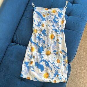 Urban Outfitters blue sunflower dress (size M)